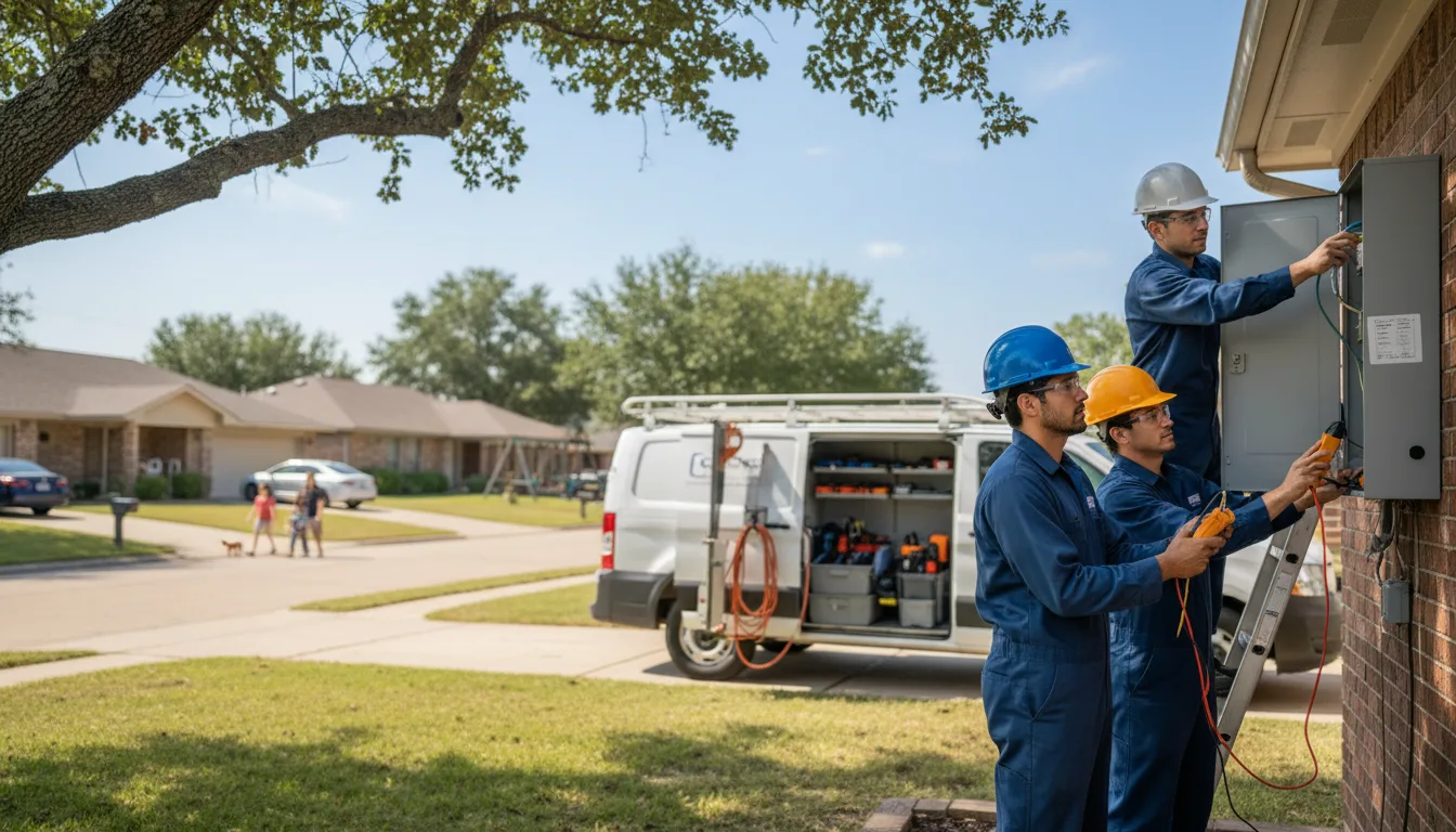 Certified electrician providing emergency electrical services in Brownstown, PA